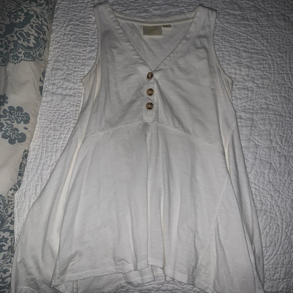 Anthropologie Peplum Buttom Tank Top